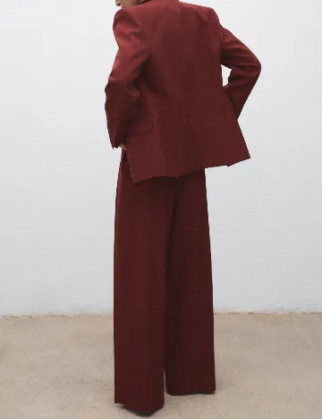 Pantaloni Mango, rosu Rosu