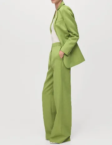 Pantaloni Mango, verde Verde