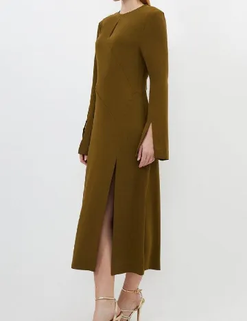 Rochie medie Karen Millen, kaki Verde