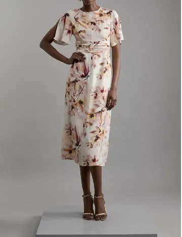 Rochie medie Karen Millen, floral print Floral print