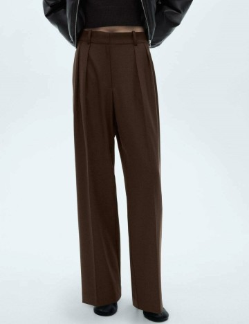 Pantaloni Mango, maro
