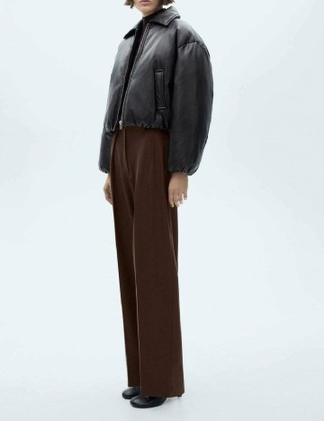 Pantaloni Mango, maro