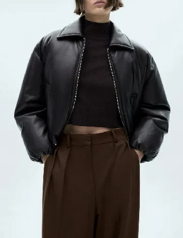 Pantaloni Mango, maro Maro