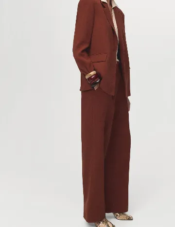 Pantaloni Mango, maro Maro