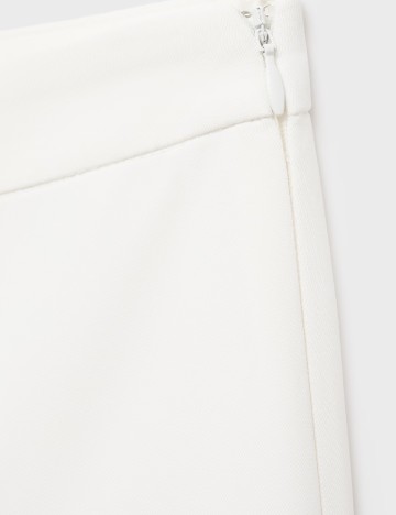 Pantaloni Mango, alb