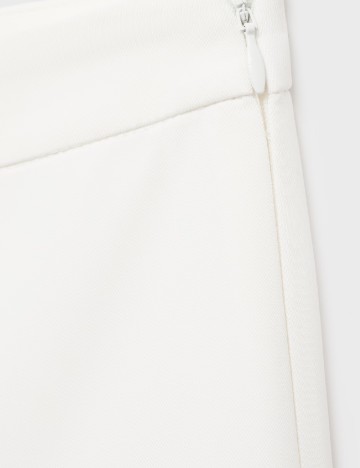 Pantaloni Mango, alb