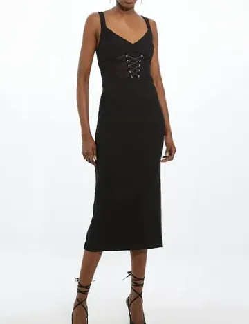 Rochie medie Karen Millen, negru Negru