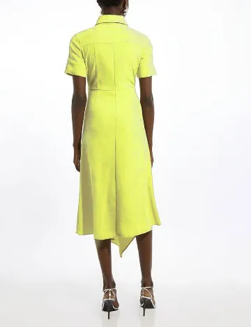 Rochie medie Karen Millen, verde neon Verde