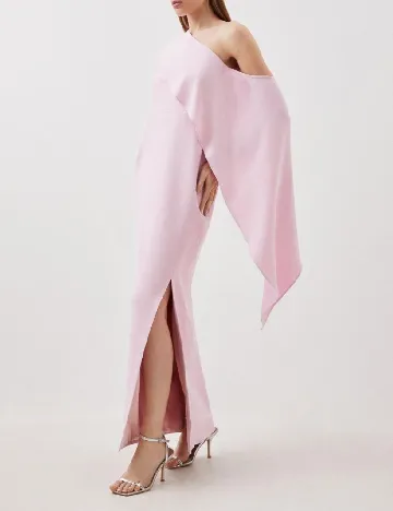 Rochie lunga Karen Millen, roz Roz