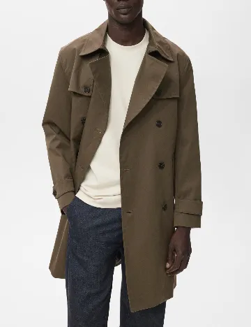 Trench Mango, kaki Verde