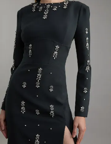 Rochie scurta Karen Millen, negru Negru