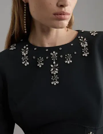 Rochie scurta Karen Millen, negru Negru