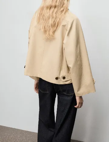 Trench Mango, crem Crem