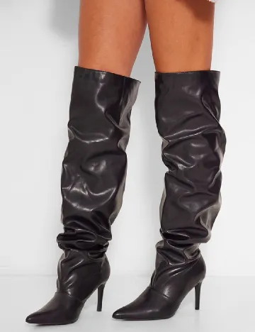 Cizme PrettyLittleThing, negru Negru
