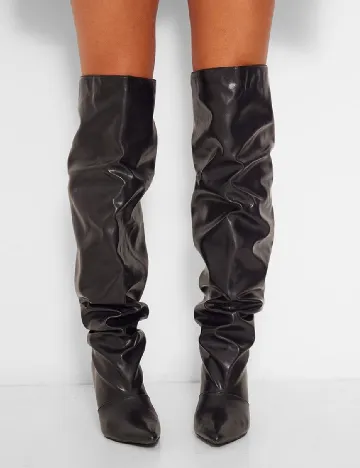 Cizme PrettyLittleThing, negru Negru