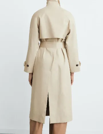 Trench Mango, bej Crem