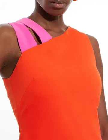 Rochie medie Karen Millen, portocaliu/roz Portocaliu
