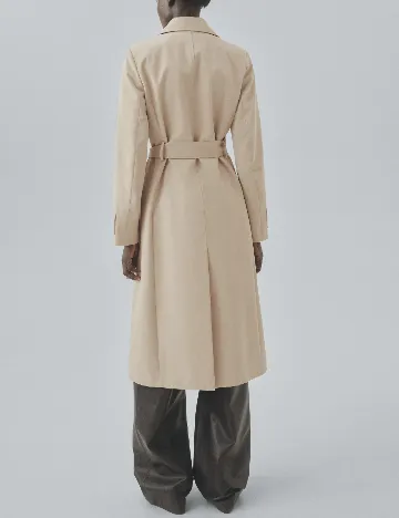 Trench Mango, bej Crem