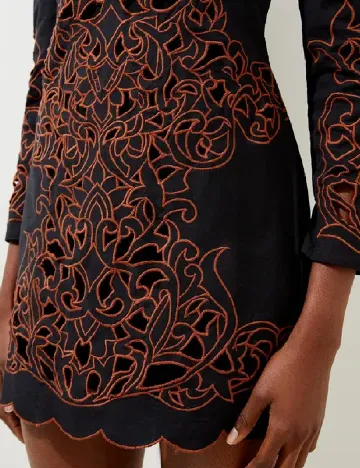 Rochie scurta Karen Millen, negru Negru