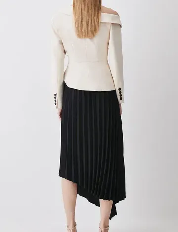 Rochie medie Karen Millen, negru/ecru Negru