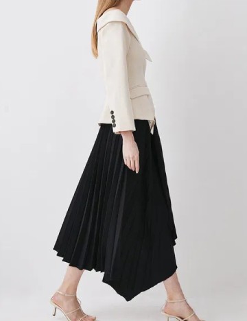 Rochie medie Karen Millen, negru/ecru
