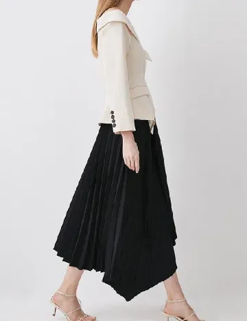 Rochie medie Karen Millen, negru/ecru Negru
