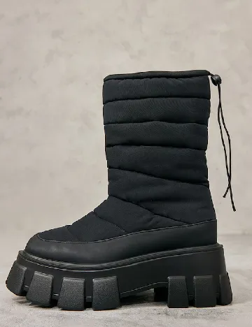 Ghete PrettyLittleThing, negru Negru