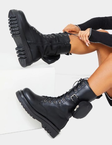 Ghete PrettyLittleThing, negru