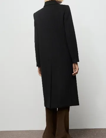 Palton Mango, negru Negru