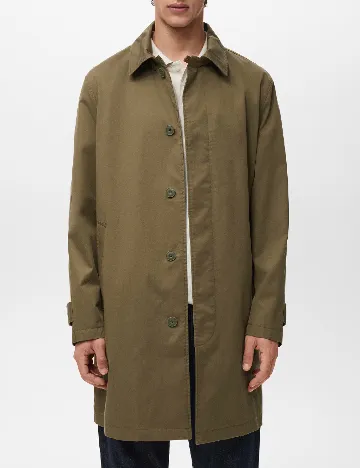 Trench Mango, kaki Verde