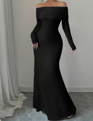 Rochie lunga SHEIN, negru