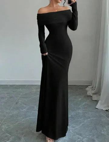 Rochie lunga SHEIN, negru Negru