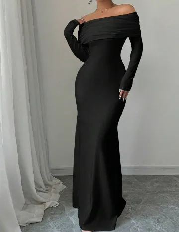 Rochie lunga SHEIN, negru Negru