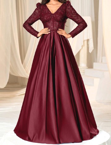 Rochie lunga Faeriesty, visiniu