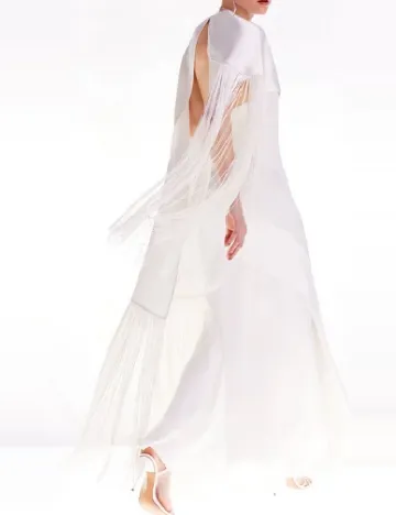 Rochie lunga Karen Millen, alb Alb