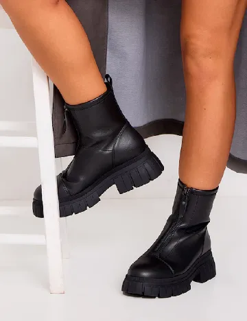 Ghete PrettyLittleThing, negru Negru