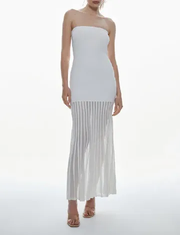 Rochie lunga Karen Millen, alb Alb