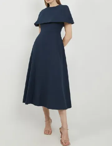 Rochie medie Karen Millen, albastru Albastru