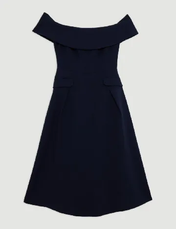 Rochie medie Karen Millen, albastru Albastru