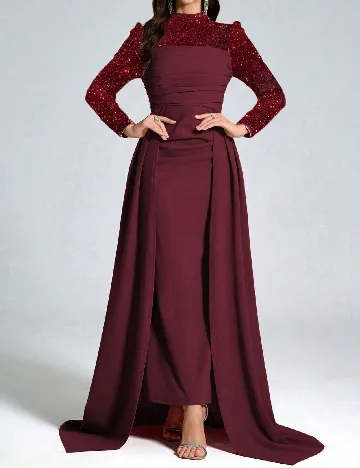 Rochie lunga SHEIN, visiniu Rosu