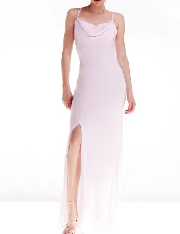 Rochie lunga Karen Millen, roz pal Roz