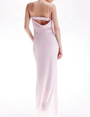 Rochie lunga Karen Millen, roz pal Roz