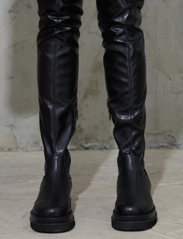 Cizme PrettyLittleThing, negru