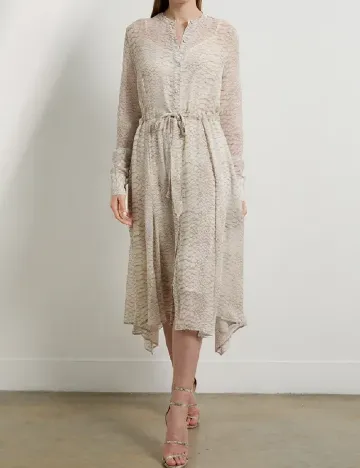 Rochie medie Karen Millen, bej Crem