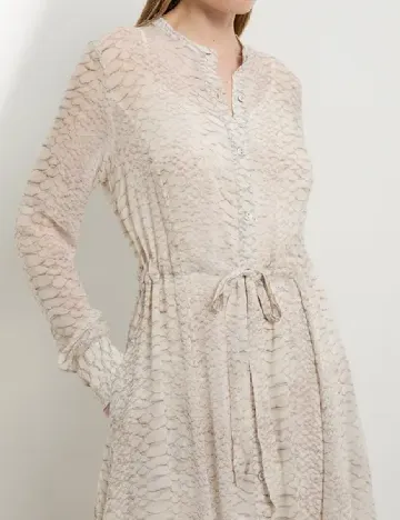 Rochie medie Karen Millen, bej Crem