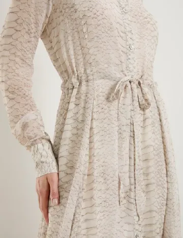Rochie medie Karen Millen, bej Crem