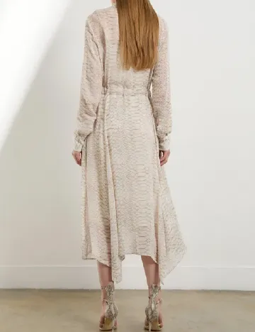 Rochie medie Karen Millen, bej Crem