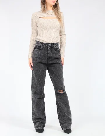 Blugi SHEIN, negru Negru