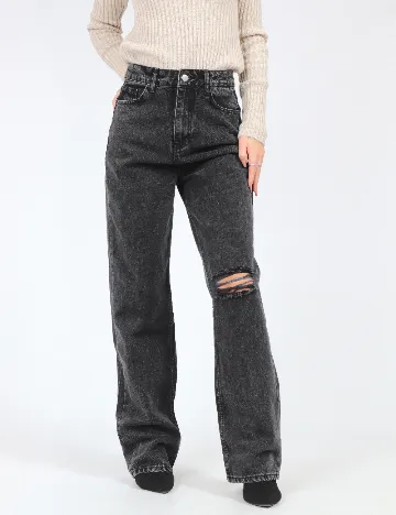 Blugi SHEIN, negru Negru