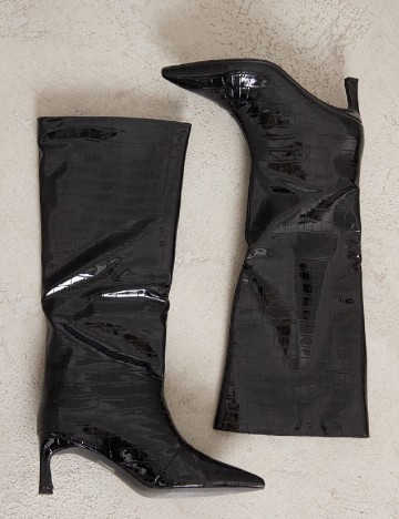 Cizme PrettyLittleThing, negru